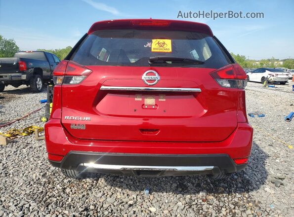 JN8AT2MT0HW394513 2017 NISSAN ROGUE Red Вид ззаду
