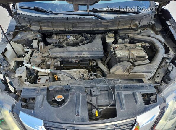 JN8AT2MT0HW400066 2017 NISSAN ROGUE Черный Вид подкапотного пространства