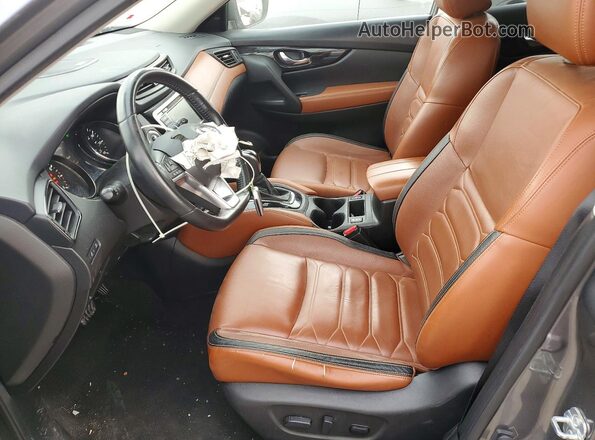 JN8AT2MT0JW488963 2018 NISSAN ROGUE Gray Front interior view