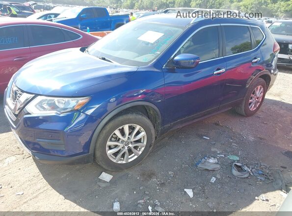 JN8AT2MT0LW034652 2020 NISSAN ROGUE Синий Передняя левая четверть