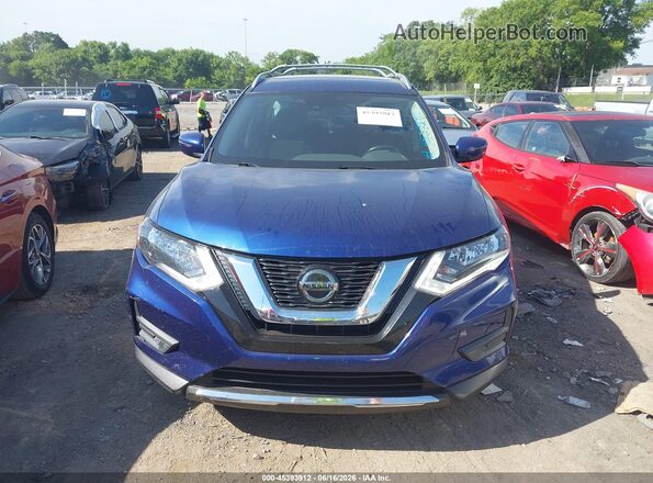JN8AT2MT0LW034652 2020 NISSAN ROGUE Синий Вид щитка приборов