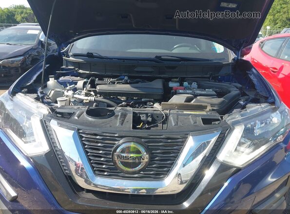 JN8AT2MT0LW034652 2020 NISSAN ROGUE Синий Вид сзади