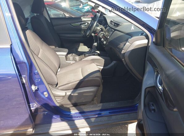 JN8AT2MT0LW034652 2020 NISSAN ROGUE Синий Вид салона спереди