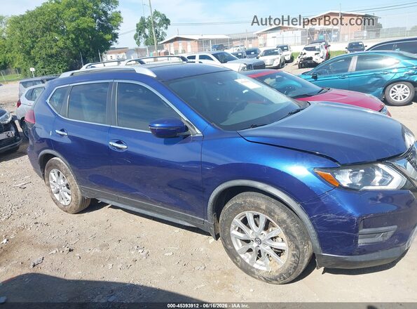 JN8AT2MT0LW034652 2020 NISSAN ROGUE Синий Вид задней части салона