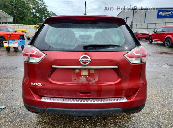 JN8AT2MT1GW014609 2016 NISSAN ROGUE Red Rear view