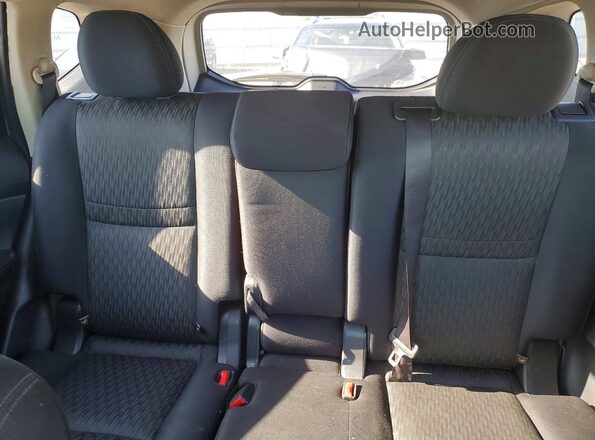 JN8AT2MT1HW141409 2017 NISSAN ROGUE Silver Հետևի նստատեղերի տեսք