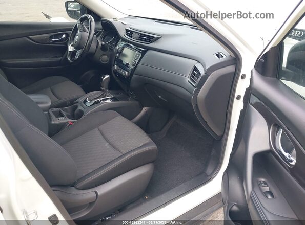 JN8AT2MT1KW252601 2019 NISSAN ROGUE White Widok wnętrza z przodu