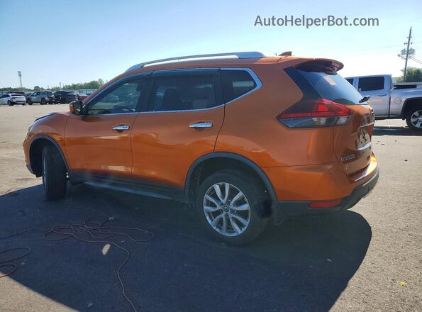 JN8AT2MT1LW007802 2020 NISSAN ROGUE Orange Trasero izquierdo