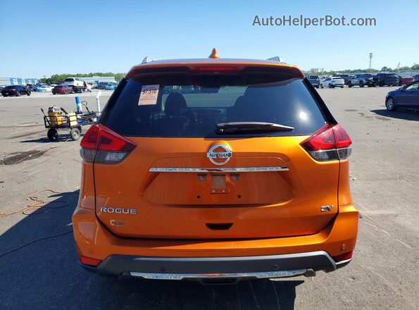 JN8AT2MT1LW007802 2020 NISSAN ROGUE Orange Vista trasera