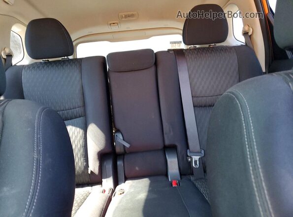 JN8AT2MT1LW007802 2020 NISSAN ROGUE Orange Vista de los asientos traseros