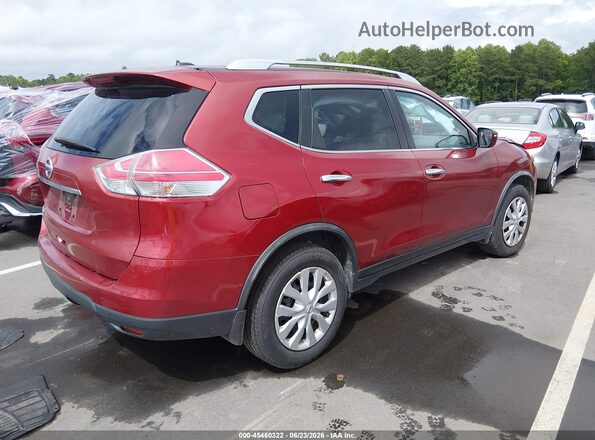 JN8AT2MT2GW005286 2016 NISSAN ROGUE Red უკანა მარჯვენა