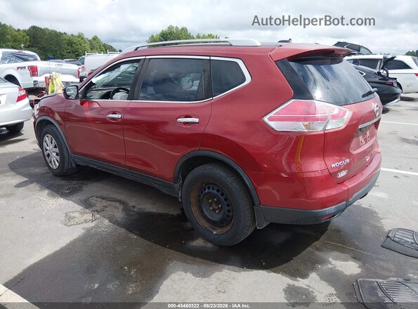 JN8AT2MT2GW005286 2016 NISSAN ROGUE Red უკანა მარცხენა