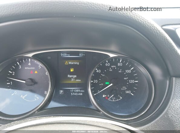 JN8AT2MT2GW013842 2016 NISSAN ROGUE Белый Вид задних сидений