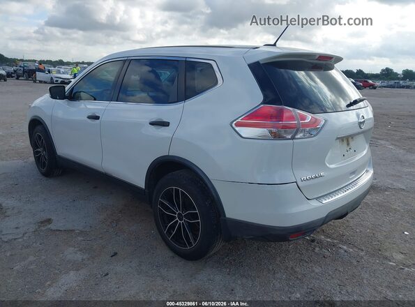JN8AT2MT2GW013842 2016 NISSAN ROGUE Белый Задняя левая четверть