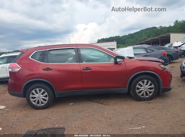 JN8AT2MT2GW017969 2016 NISSAN ROGUE Красный Вид задней части салона