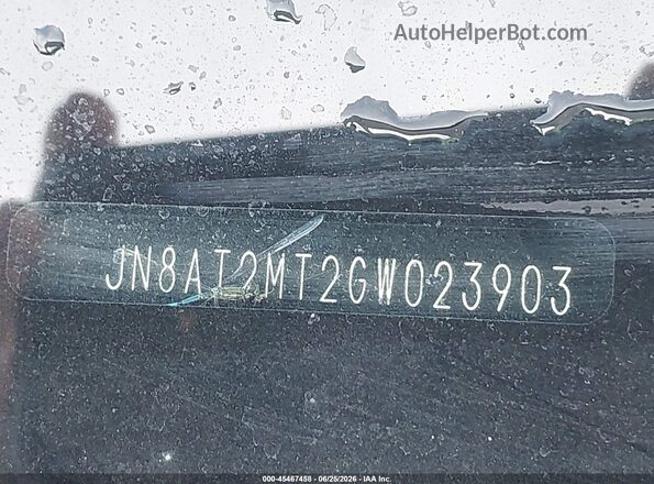 JN8AT2MT2GW023903 2016 NISSAN ROGUE Silver ძრავის განყოფილების ხედი