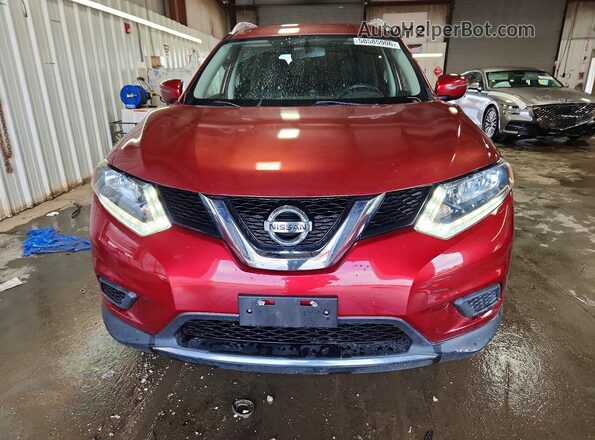 JN8AT2MT2GW026882 2016 NISSAN ROGUE Red Front view