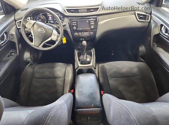 JN8AT2MT2GW026882 2016 NISSAN ROGUE Red Dashboard view