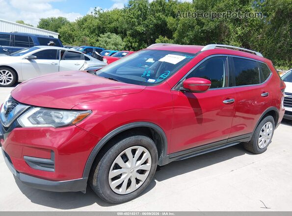 JN8AT2MT2HW384615 2017 NISSAN ROGUE Красный 