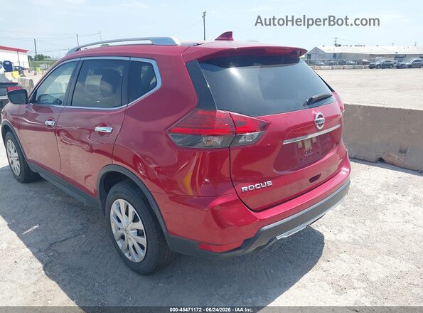 JN8AT2MT2HW384615 2017 NISSAN ROGUE Red Trasero izquierdo