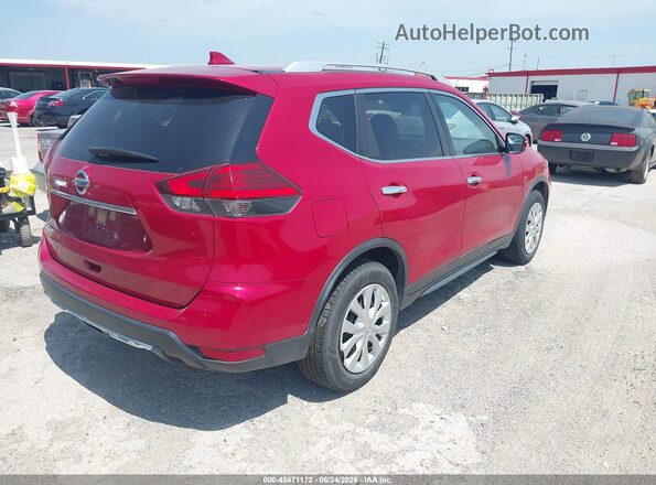 JN8AT2MT2HW384615 2017 NISSAN ROGUE Red Trasero derecho