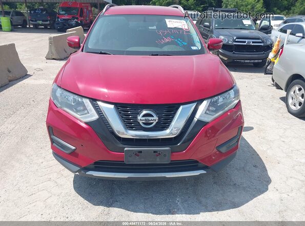 JN8AT2MT2HW384615 2017 NISSAN ROGUE Red Vista del cuadro de instrumentos