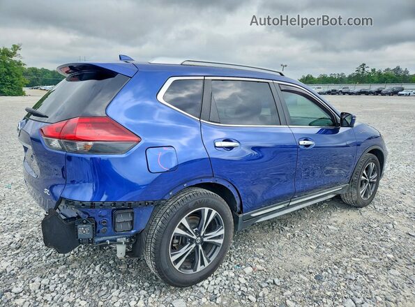 JN8AT2MT2JW454183 2018 NISSAN ROGUE Blue უკანა მარჯვენა