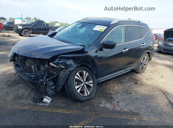 JN8AT2MT2JW462185 2018 NISSAN ROGUE Black Առջևի ձախ երեք քառորդ տեսարան