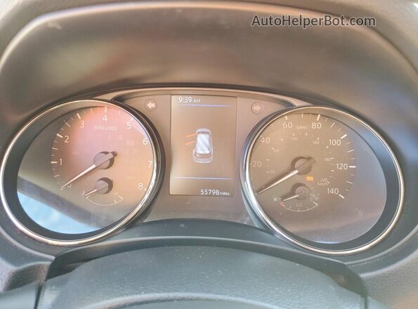 JN8AT2MT2KW265311 2019 NISSAN ROGUE Black ხელსაწყოთა პანელის ხედი