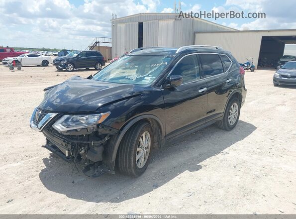 JN8AT2MT2LW001250 2020 NISSAN ROGUE Black Առջևի ձախ երեք քառորդ տեսարան