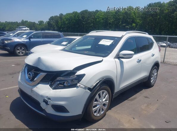 JN8AT2MT3GW017186 2016 NISSAN ROGUE White Առջևի ձախ երեք քառորդ տեսարան
