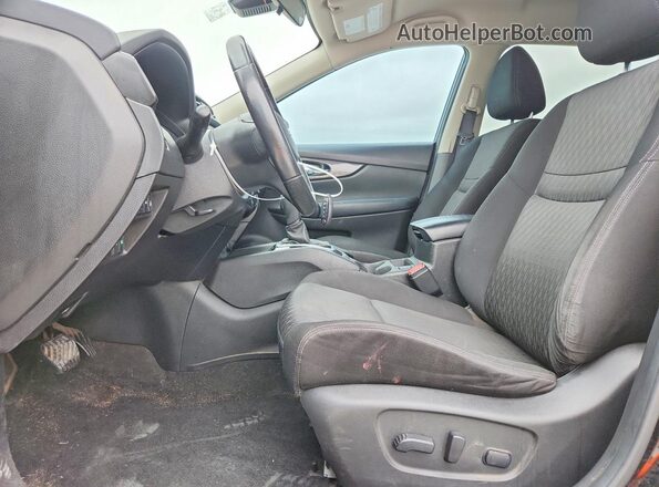 JN8AT2MT3KW258027 2019 NISSAN ROGUE Black Widok wnętrza z przodu