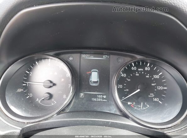 JN8AT2MT4HW136754 2017 NISSAN ROGUE Silver უკანა სავარძლების ხედი