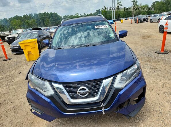 JN8AT2MT4HW150444 2017 NISSAN ROGUE Blue Вид спереду