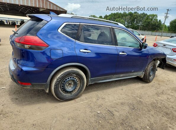 JN8AT2MT4HW150444 2017 NISSAN ROGUE Blue Задня права чверть