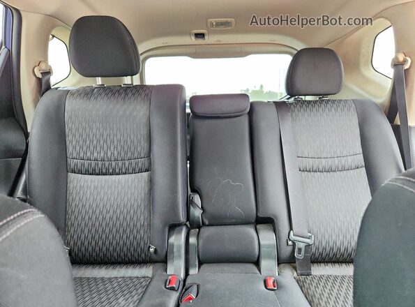 JN8AT2MT4HW150444 2017 NISSAN ROGUE Blue Вид задніх сидінь