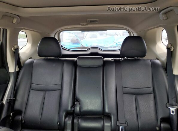 JN8AT2MT4HW398239 2017 NISSAN ROGUE Gray Vista de los asientos traseros