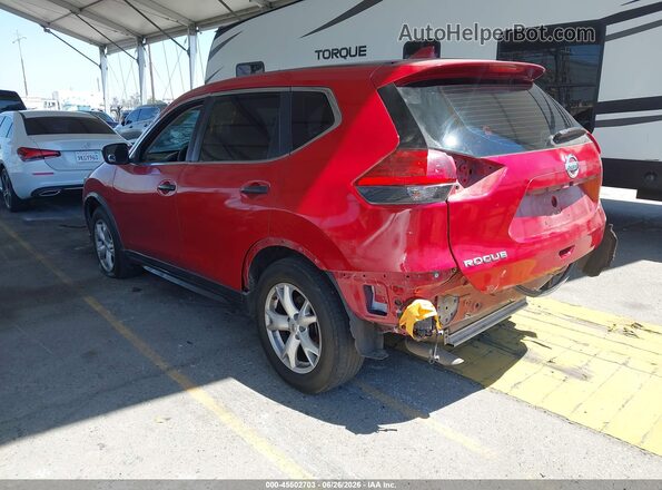 JN8AT2MT4HW398712 2017 NISSAN ROGUE Red უკანა მარცხენა