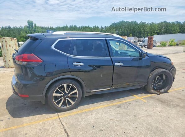 JN8AT2MT4JW489839 2018 NISSAN ROGUE Черный Задняя правая четверть
