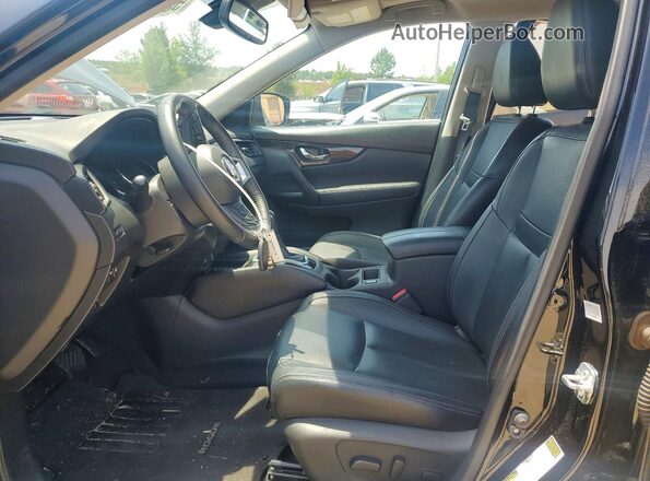 JN8AT2MT4JW489839 2018 NISSAN ROGUE Черный Вид салона спереди