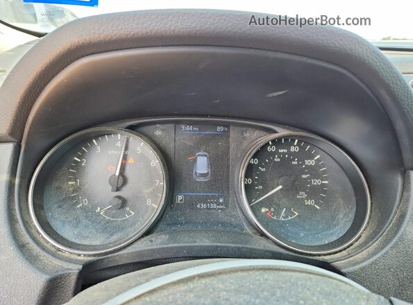 JN8AT2MT4LW043791 2020 NISSAN ROGUE Silver Instrument cluster view