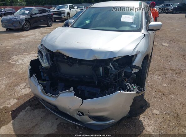 JN8AT2MT5GW025550 2016 NISSAN ROGUE Silver Front view