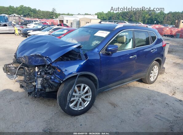 JN8AT2MT5HW135645 2017 NISSAN ROGUE Blue Przód lewy