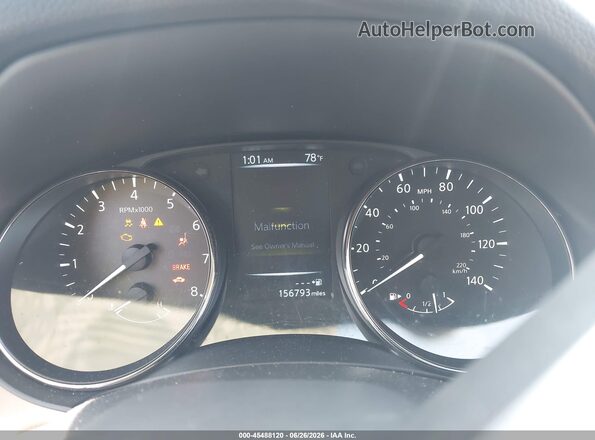 JN8AT2MT5HW135645 2017 NISSAN ROGUE Blue Widok tylnych siedzeń