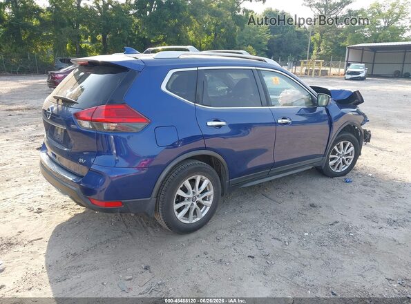 JN8AT2MT5HW135645 2017 NISSAN ROGUE Blue Tył prawy