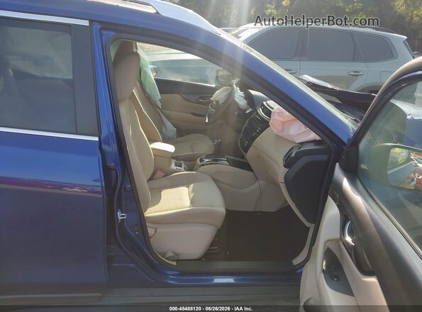 JN8AT2MT5HW135645 2017 NISSAN ROGUE Blue Widok wnętrza z przodu