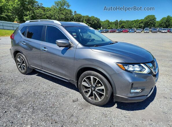 JN8AT2MT5JW489784 2018 NISSAN ROGUE Серый Передняя правая четверть