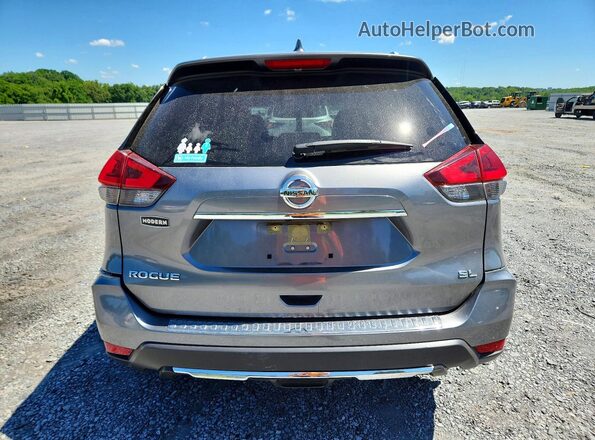 JN8AT2MT5JW489784 2018 NISSAN ROGUE Серый Вид сзади