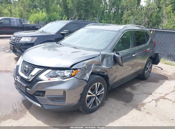 JN8AT2MT5KW262709 2019 NISSAN ROGUE Gray Առջևի ձախ երեք քառորդ տեսարան