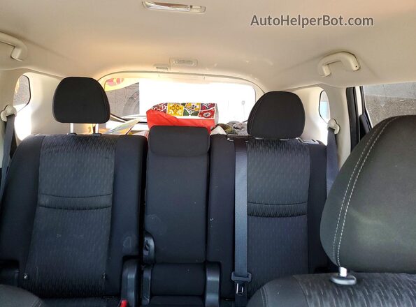 JN8AT2MT5LW003459 2020 NISSAN ROGUE Silver Հետևի նստատեղերի տեսք